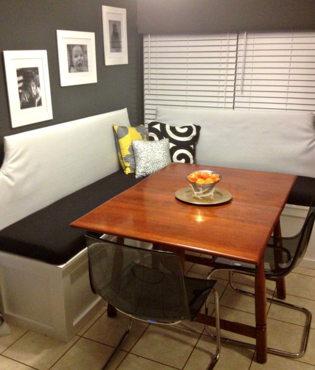 Finished Banquette