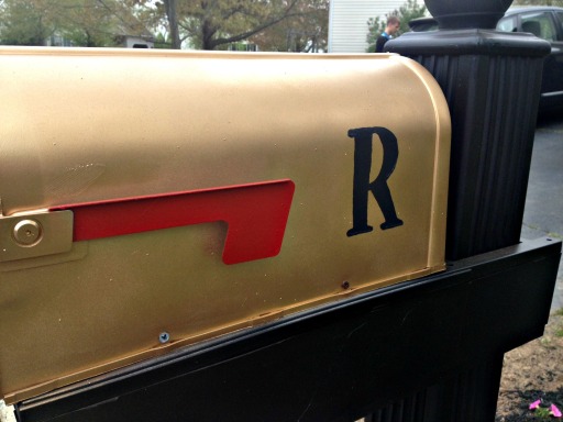 Mailbox monogram